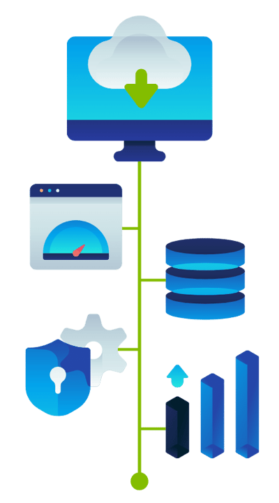 graphic of customer engagement solutions