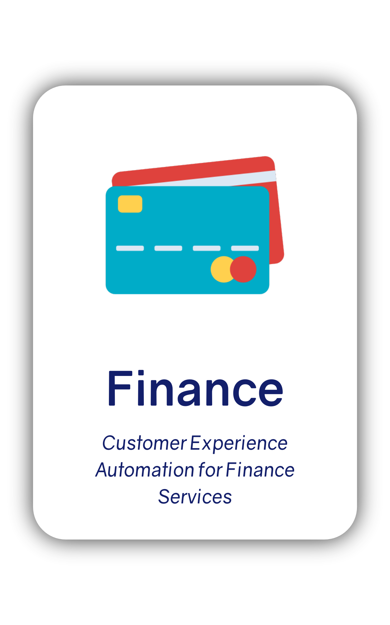 Finance Industry Page Card
