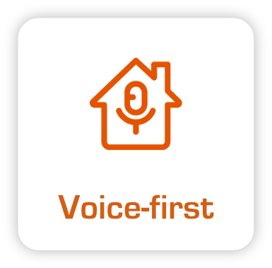 Voice First - Orange