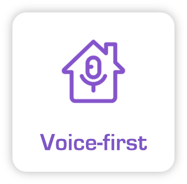 Voice First - Purple