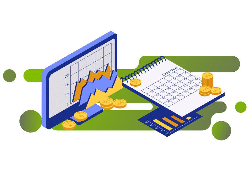 financial services user with automated customer experience